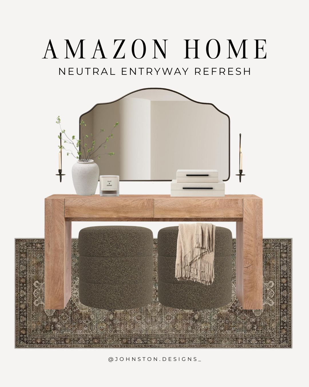 Refresh your entryway with these stylish Amazon home finds! Home decor, entryway refresh, stylish home accents, Amazon finds, cozy living, luxury look for less modern organic style. #HomeRefresh #AmazonFinds 

 #LTKHome #LTKFindsUnder50
