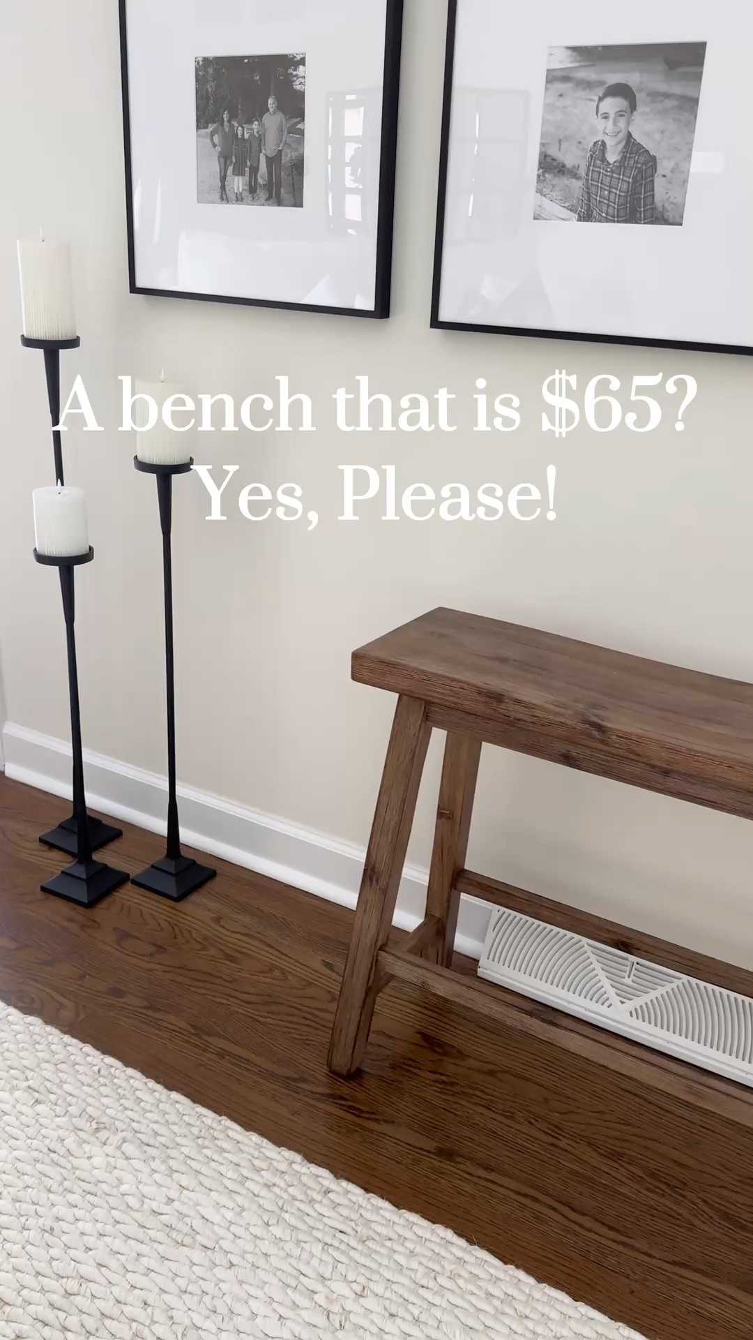 Decorating your home doesn’t have to be expensive. 

I love this bench! It’s not the most pricey one out there, but it’s held up great over the years. It’s my favorite thing to style for the seasons. 

Comment BENCH for link. 

#homedecor #homeinspo #frenchcountry #transitionalhome #seasonaldecor #fallstyling #falldecor #entryway #homeinspo
#Itkhome #fall #cozyhome #interiors

#LTKSeasonal #LTKSaleAlert #LTKHome