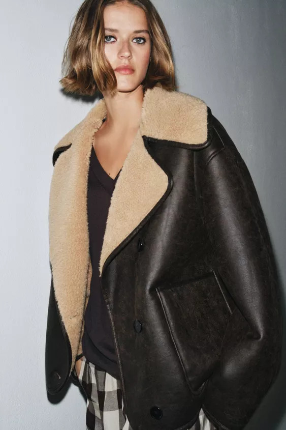 ZW COLLECTION DOUBLE-FACED JACKET | Zara UK