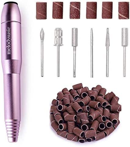 MelodySusie Portable Electric Nail Drill, Compact Efile Electrical Professional Nail File Kit for Ac | Amazon (US)