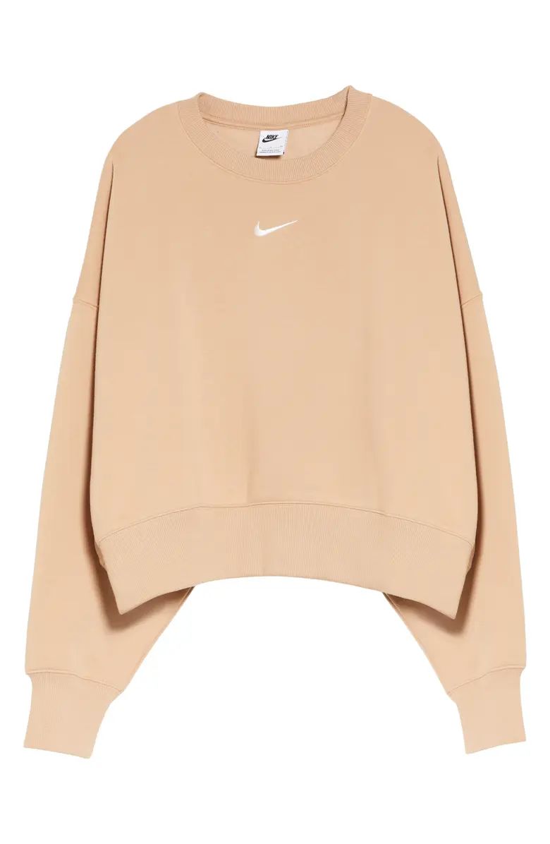 Nike Phoenix Fleece Crewneck Sweatshirt | Nordstrom | Nordstrom