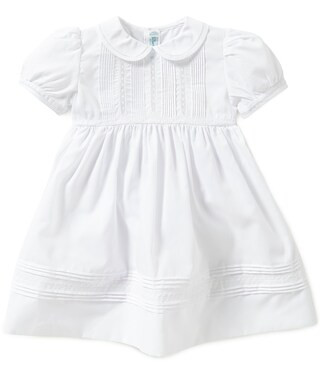Baby Girls 12-24 Months Pintuck and Lace Dress | Dillard's
