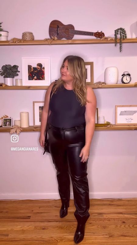 re-creating Pinterest outfits on a size 16-18, leather pants, going out autumn outfits

#LTKmidsize #LTKHoliday #LTKstyletip