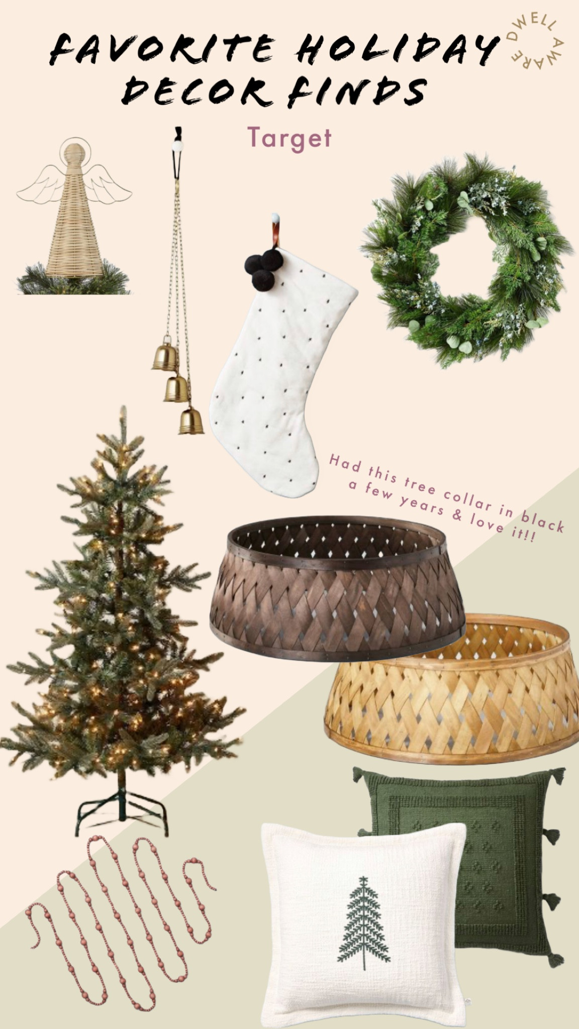 Favorite Target finds for the holidays! I've had the tree collar for four years and love it so much 😍 

#LTKSeasonal #LTKHoliday #LTKhome