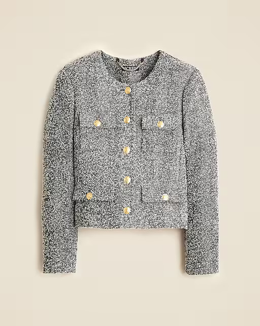 Isabelle lady jacket in Italian flecked herringbone | J. Crew US