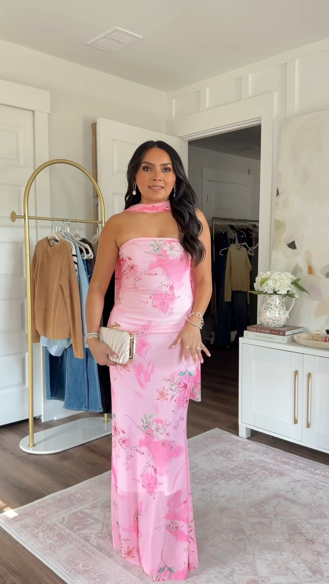 Pink floral dress size xs TTS

#LTKootd #LTKWedding #LTKPetite