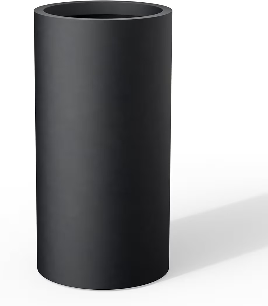 Kante 27.8 Inch Tall Cylindrical Planter, Large Round Plant Pots with Drainage Hole, Made with Co... | Amazon (US)