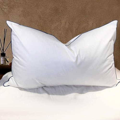 BHZ Navy King Pillow Feather Down Hotel My King Pillow Bed Goose Pillows Alternative Luxury Pillows for Sleeping Side and Back Sleepers Soft Support Gifts | Amazon (US)