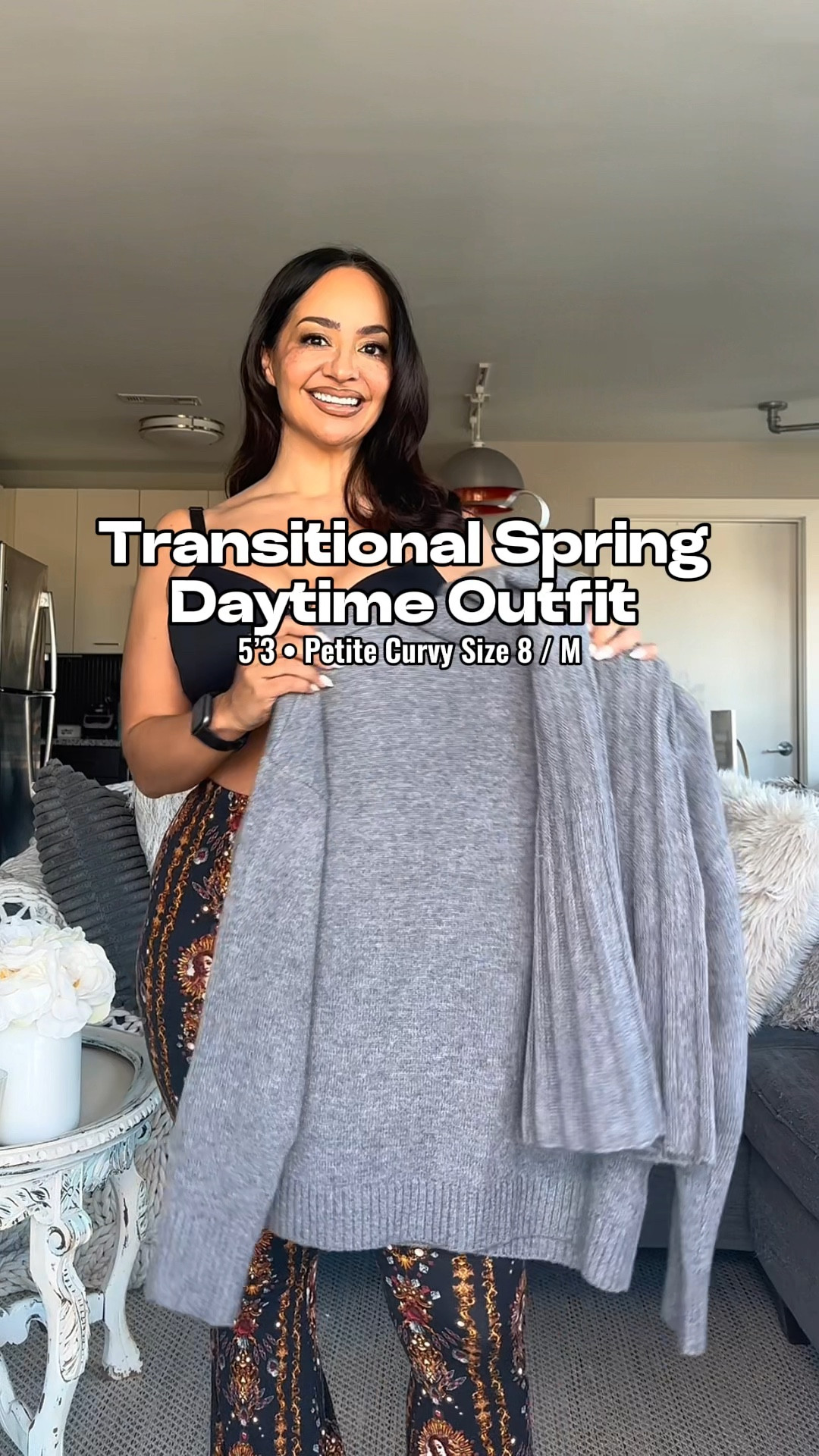Transitional Spring Daytime Outfit 🖤

Sizing ⬇️

5’3 • 155 lbs
Size 8 / Medium
Bust: 34DDD
Waist: 28”
Hips: 43”
Wearing Size Medium in the sweater skirt set and Large in the coat 

over 40, curvy, midsize, petite, curvy petite, museum outfit, office outfit, lunch outfit, daytime date outfit, burgundy 

#LTKOver40 #LTKStyleTip #LTKPetite