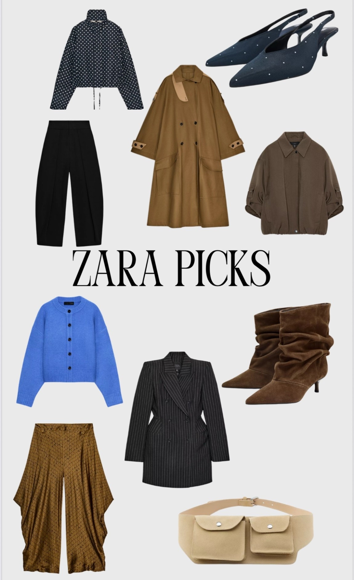 This weeks Zara picks 


#LTKootd #LTKMidsize