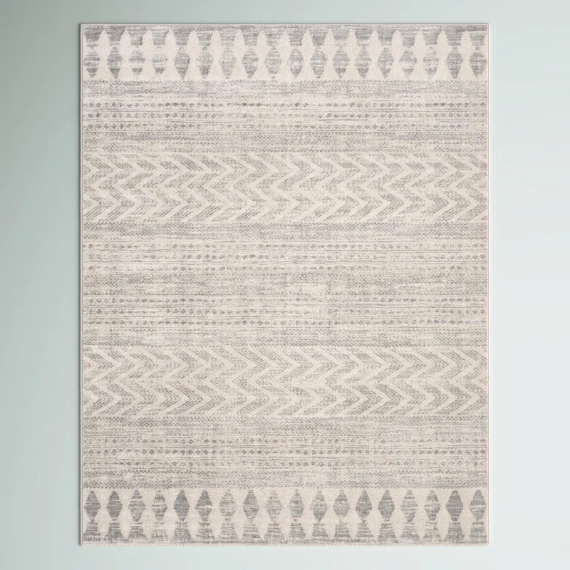 Herrod Performance Off White/Light Gray Rug | Wayfair North America
