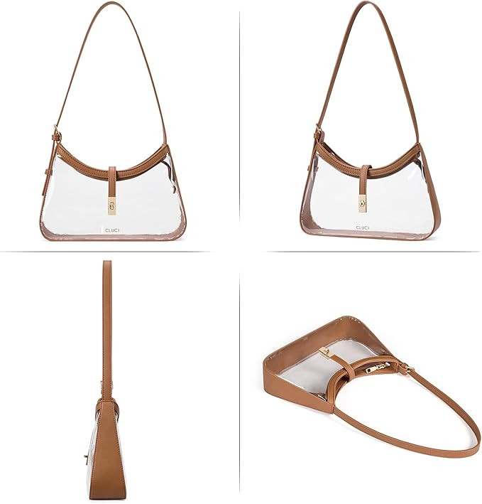 CLUCI Shoulder Bag for Women, Purses for Women, Handbag Hobo Bags Vegan Leather Crossbody Purse w... | Amazon (US)