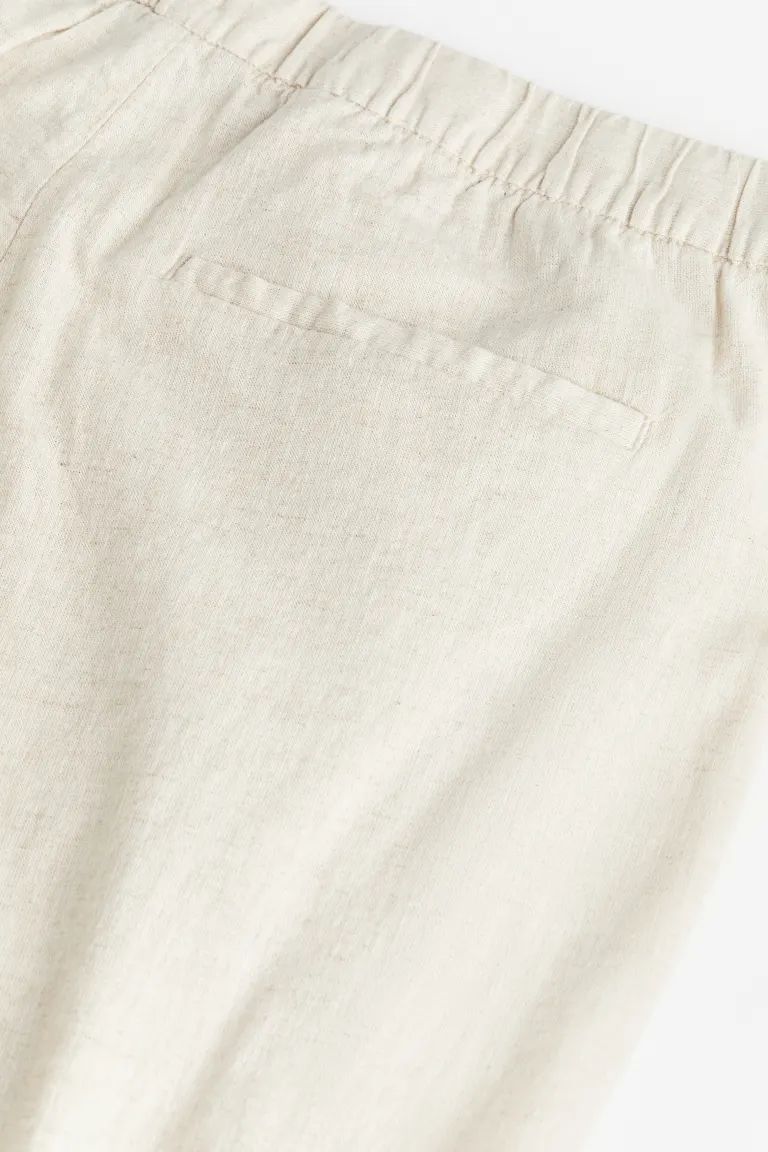 Regular Fit Linen-blend Pants | H&M (US + CA)