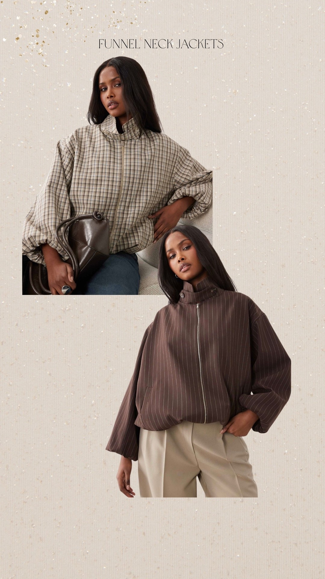 Brain funnel neck jackets. So nice for spring! I’d wear with trousers jeans or leggings 😍

#LTKstyletip #LTKspring #LTKuk