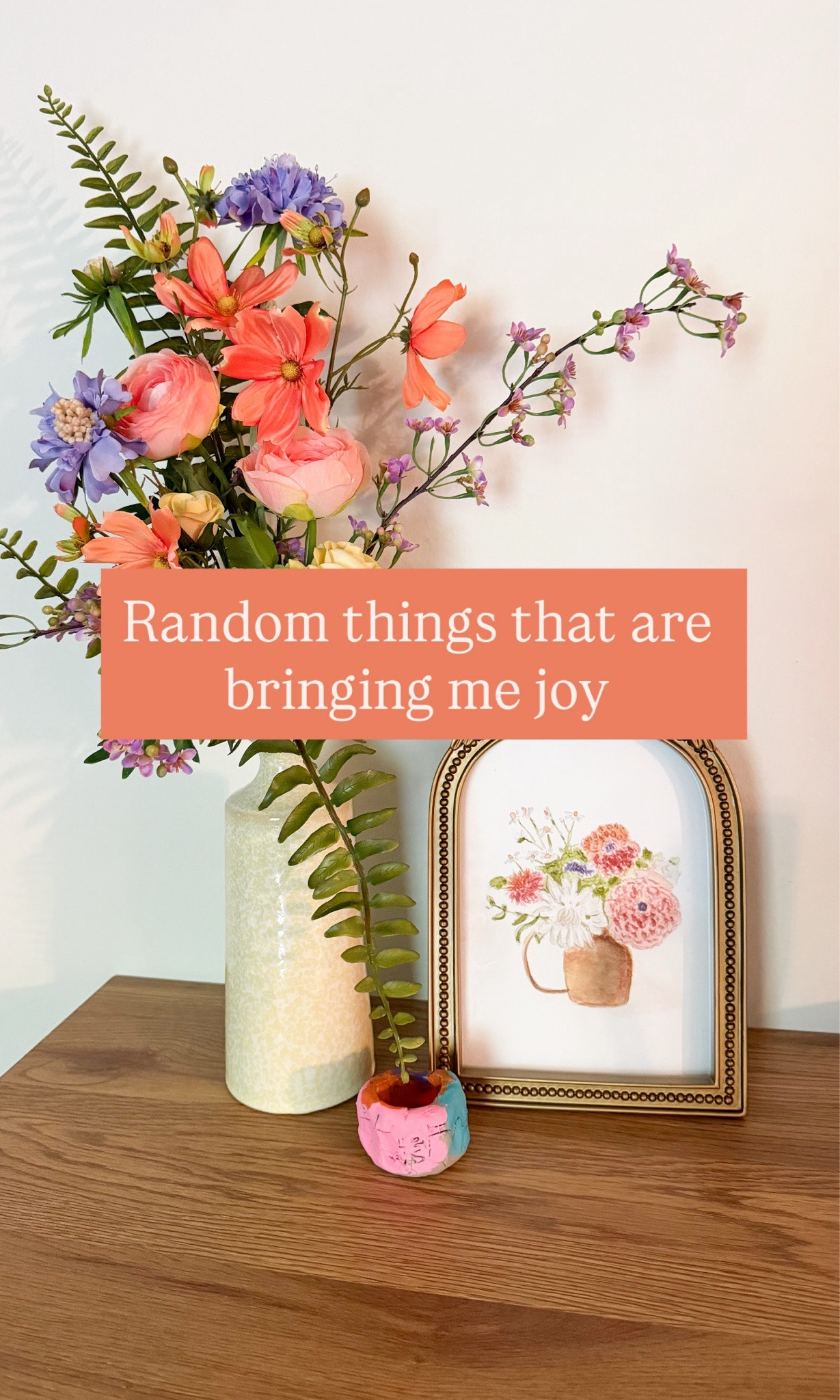 A few of my favorite things! #riflepaperco #flowers #watercolor #hobbies 

#LTKdayinmylife #LTKHome #LTKselfcare