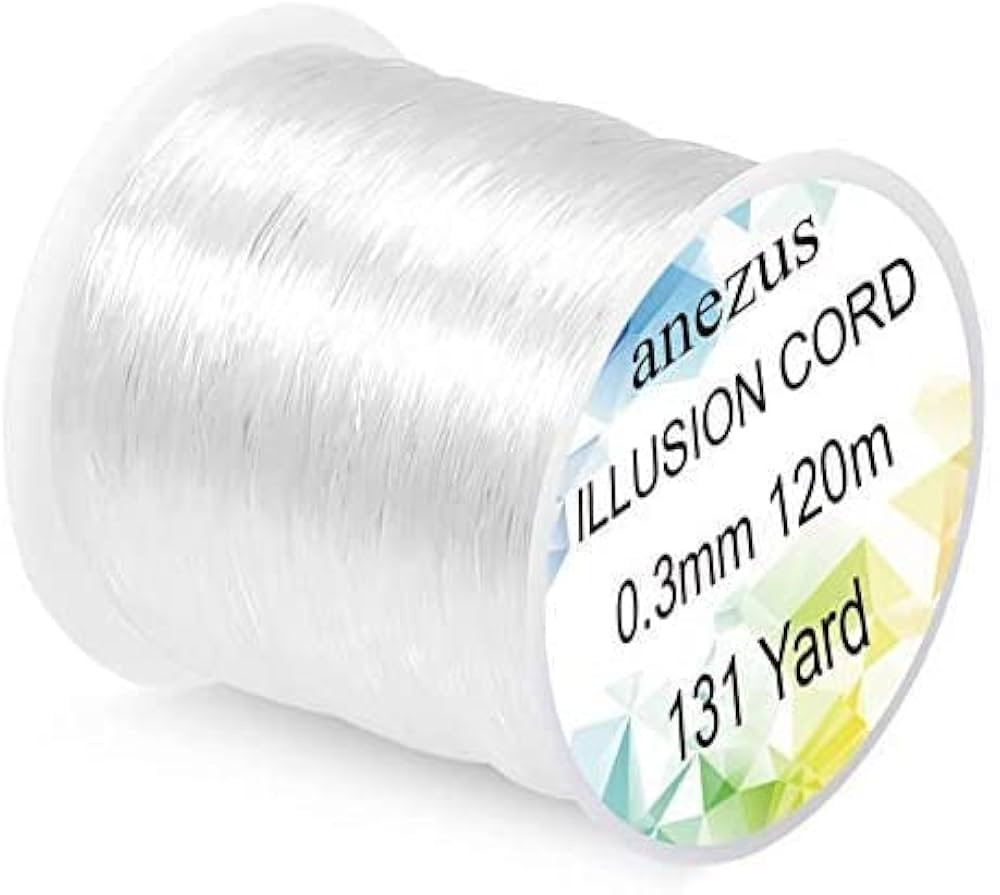 Anezus Fishing Wire for Hanging, Clear Fishing Line Invisible String Strong Monofilament Line for... | Amazon (US)