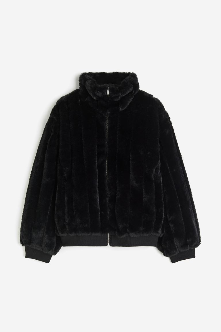 Veste duveteuse - Noir - FEMME | H&M FR | H&M (FR, IT, ES, PT, BE)