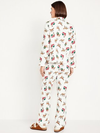 Flannel Pajama Set for Women | Old Navy (US)
