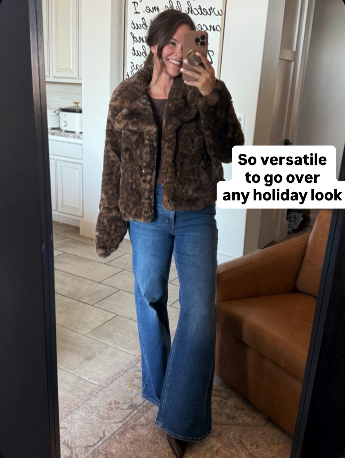 Love this Walmart faux fur jacket can’t believe the price! In my normal S 

#LTKgrwm #LTKGiftGuide #LTKHoliday