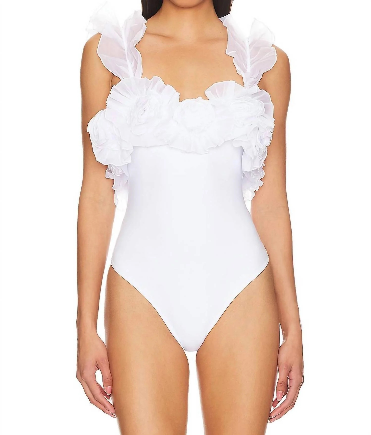 Until Next Time Bodysuit In White | Shop Simon