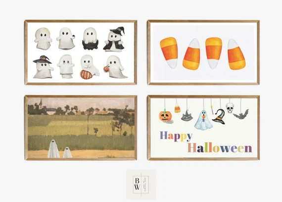 Samsung Frame TV Art  Halloween Frame Tv Art SET  Samsung TV - Etsy | Etsy (US)