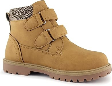 Tobfis Kids Waterproof Strap Work Boots (Toddler/Little Kid/Big Kid) | Amazon (US)