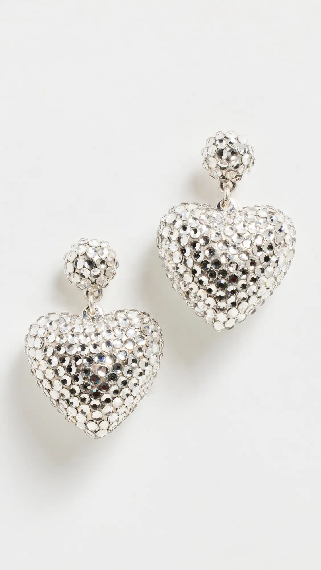 Roxanne Assoulin Encrusted Heart Earrings | Shopbop | Shopbop