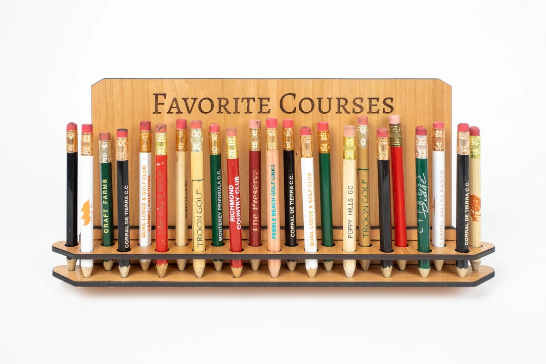 Personalized Golf Pencil Display | Etsy (US)