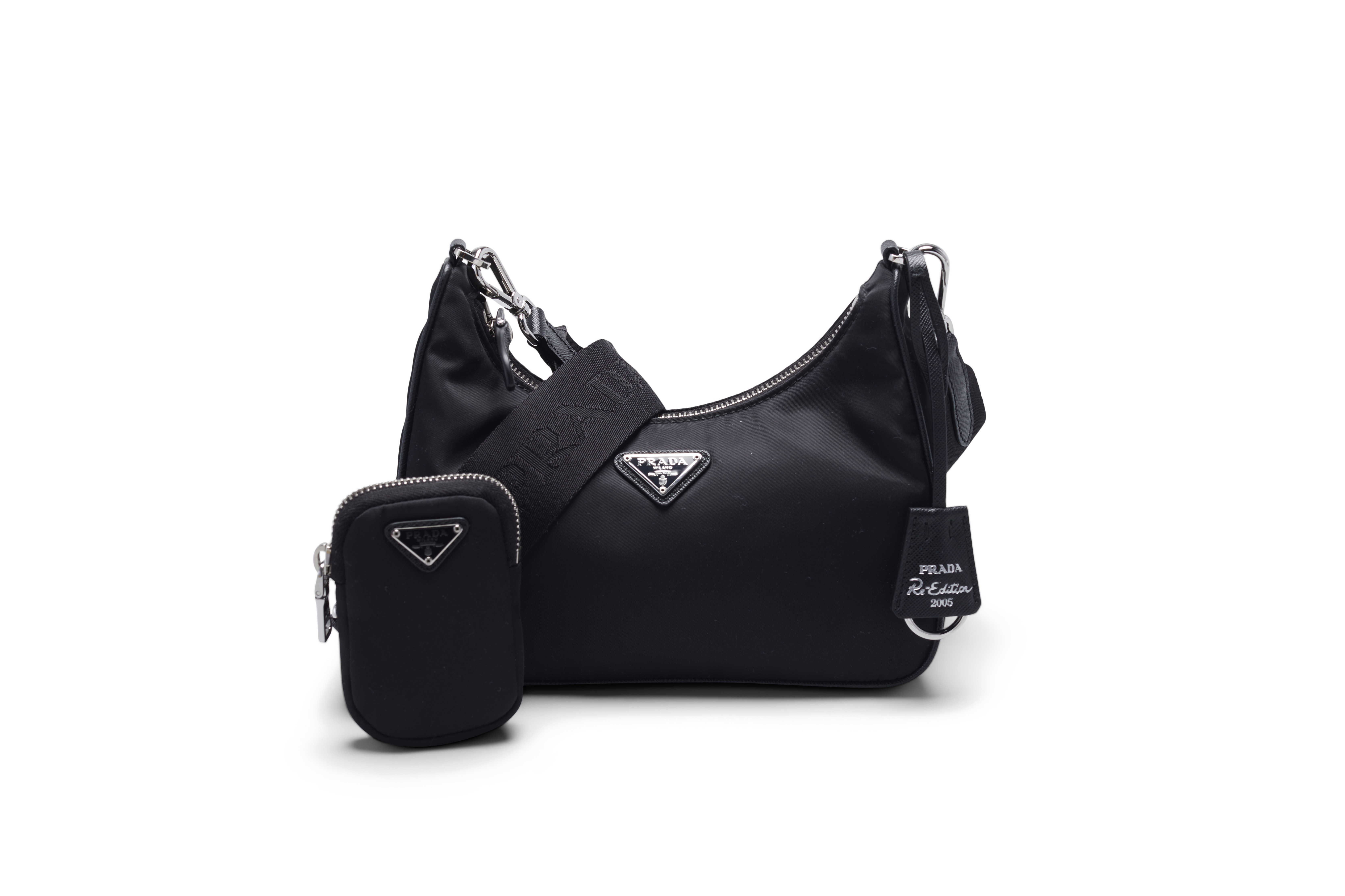 Women's Prada ReEdition 2005 Shoulder Bag Nylon in Black | StockX