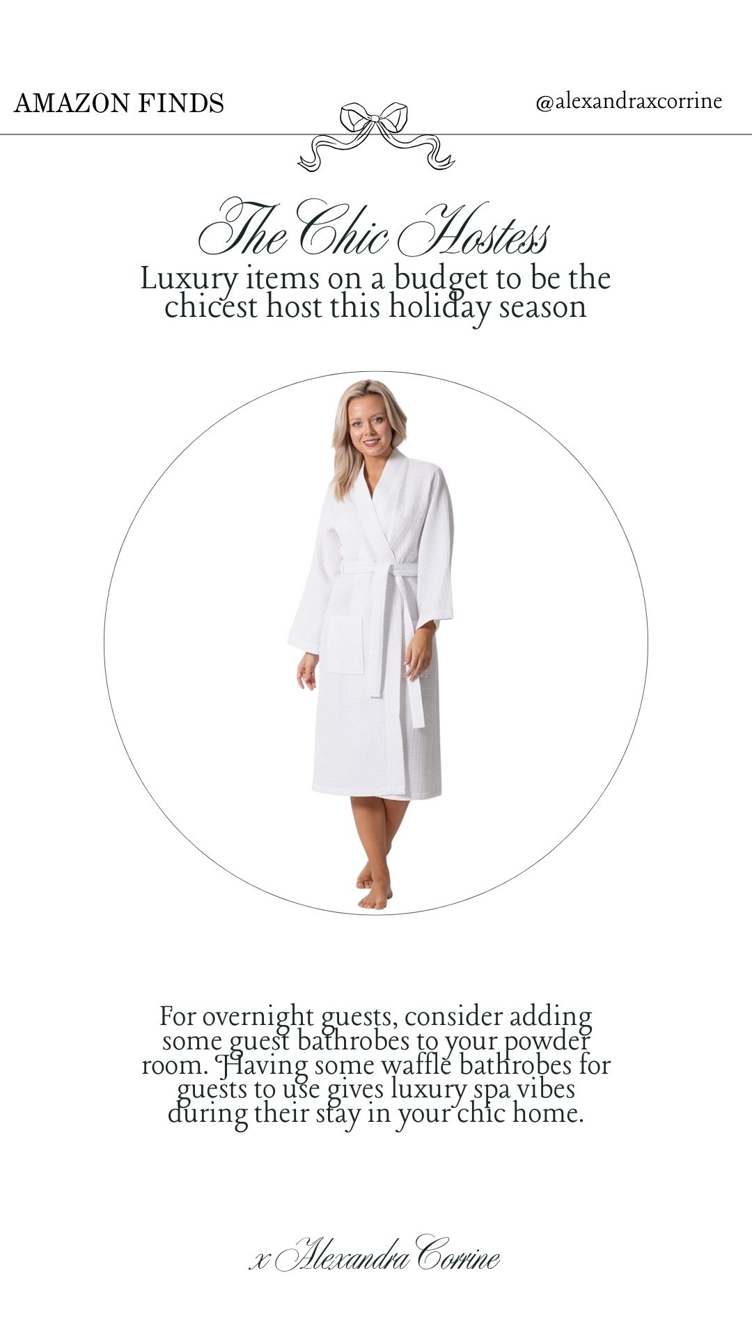Chic hostess essentials from Amazon: Bathrobes 🛁

Hosting, Amazon home finds, Amazon finds, luxury on a budget, bougie on a budget, host, holiday hosting essentials, waffle, bathrobe, robe, hotel, spa

#LTKHome #LTKHoliday