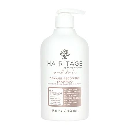 Hairitage Mend To Be Damage Recovery Shampoo with Biotin - Strengthens Renews 13 fl. Oz | Walmart (US)