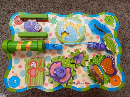 Baby activity center! My 9 month old loves this! Helps her to sit and pull to stand.

Baby, baby shower, baby shower gift, baby toys, wooden toys 

#LTKbump #LTKunder100 #LTKbaby