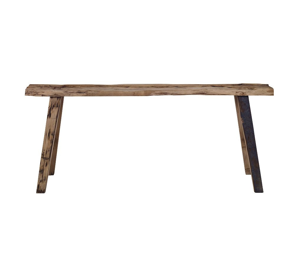 Harlow Reclaimed Pine Wood Bench | Pottery Barn (US)