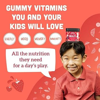 Llama Naturals Real Fruit Gummy Vitamins for Kids, No Added Sugar Cane, Beta Carotenes, Whole Foo... | Amazon (US)