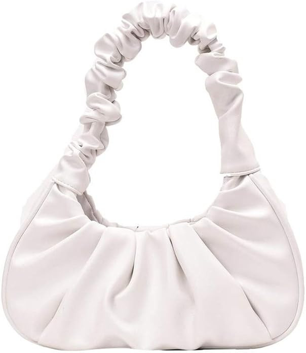 holygloomy Borsa a mano da donna, elegante a pieghe in pelle PU, borsa a tracolla in pelle, tinta... | Amazon (IT)