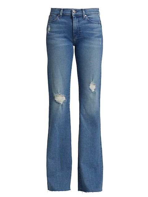 Dojo Distressed Flare Jeans | Saks Fifth Avenue