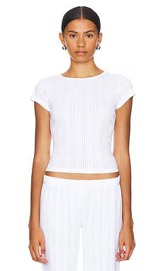 Cou Cou Intimates The Baby Tee in White from Revolve.com | Revolve Clothing (Global)