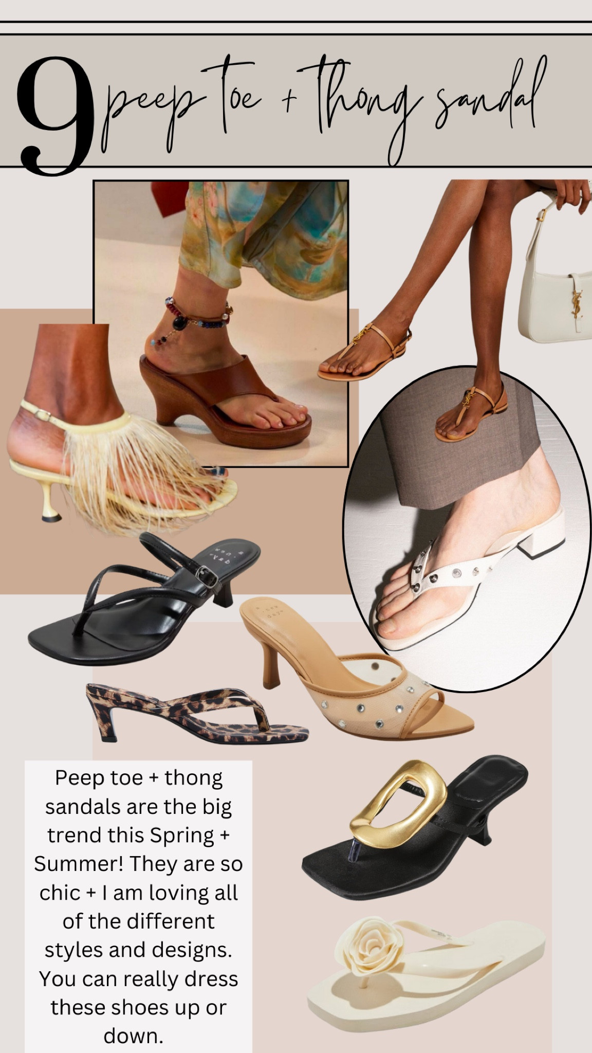 Peep toe + thong sandal 

#LTKStyleTip #LTKMostLoved #LTKShoeCrush