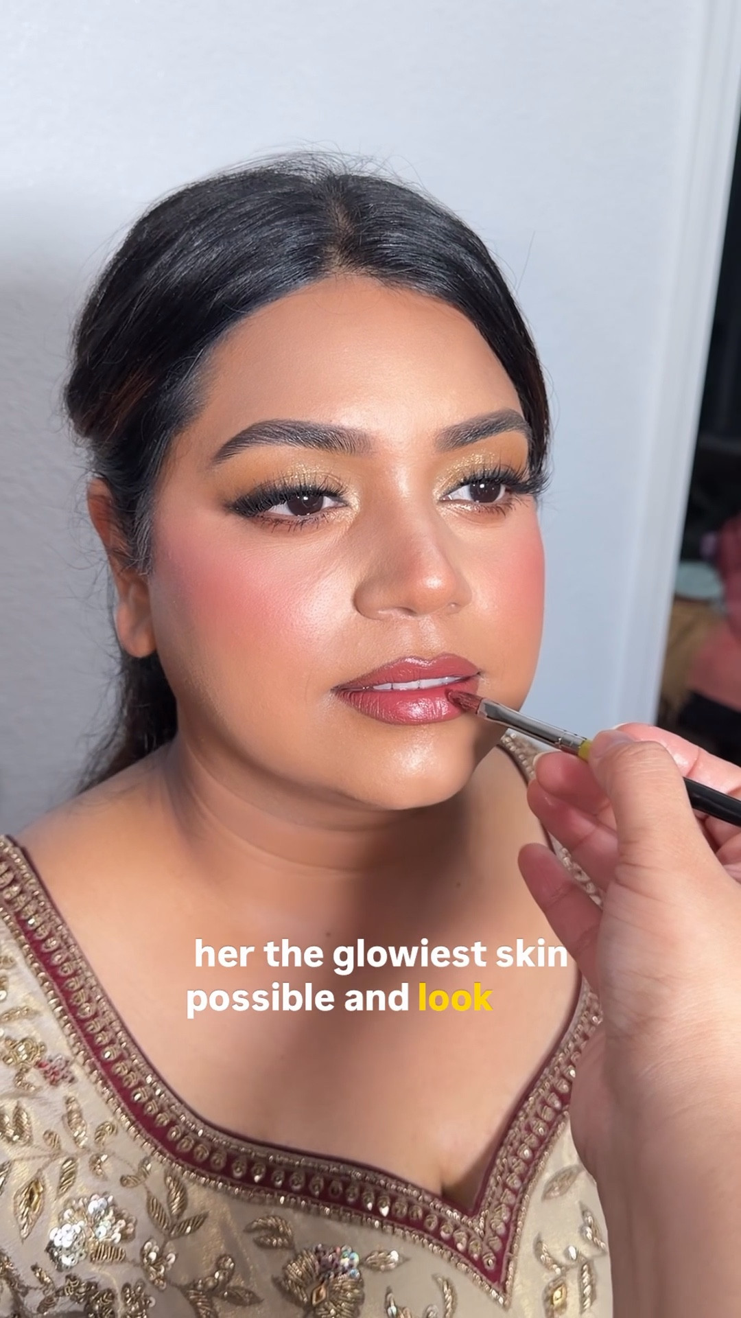 Dewy skin makeup look!