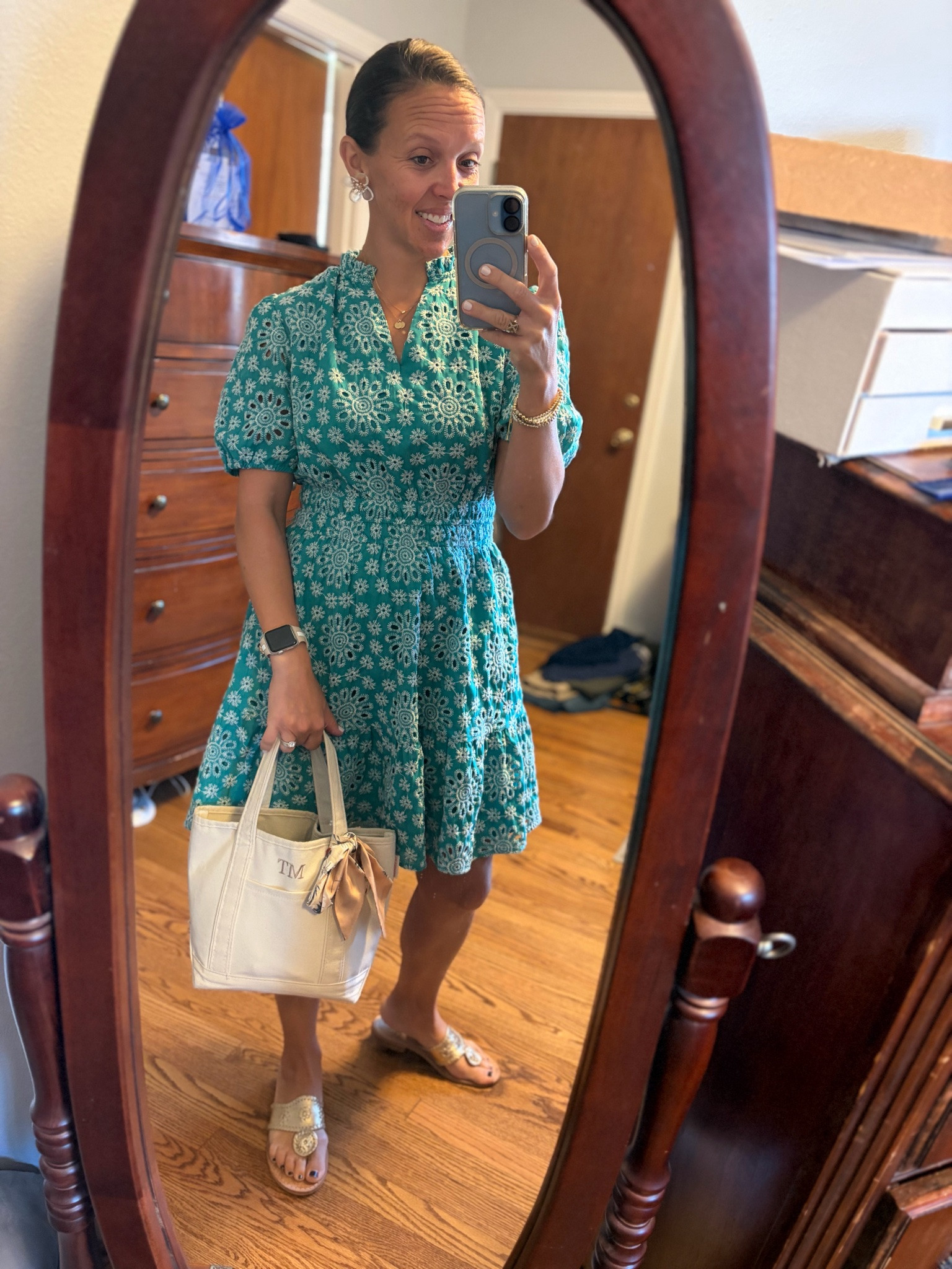 This dress is flattering and so comfortable, and comes in more colors.  I’ve worn in for church, the winery, and a bridal shower - so versatile. 


#amazon @Etsy  @Quince  #necklacestack #dress #datenight #summerdress #teacheroutfit #boattote #minitote #under20
#LTKU #LTKOver40
