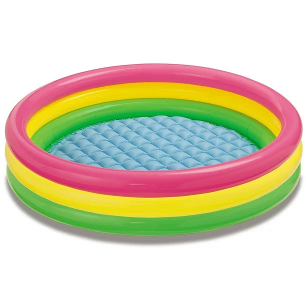 Intex Inflatable Sunset Glow Colorful Backyard Kids Play Pool | 57422EP - Walmart.com | Walmart (US)