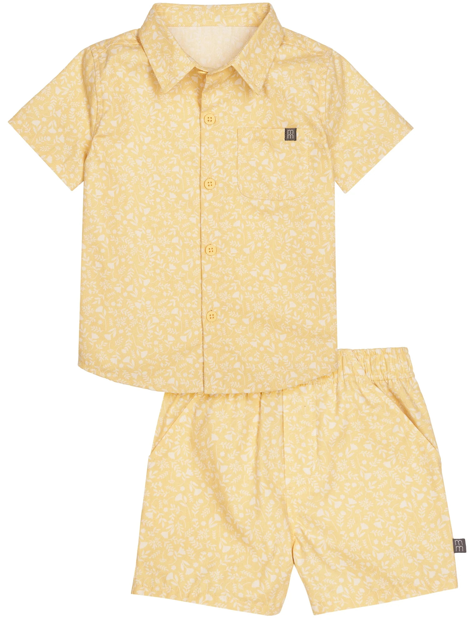 Modern Moments by Gerber Toddler Boy Woven Shirt and Short Set, Sizes 12M-5T | Walmart (US)