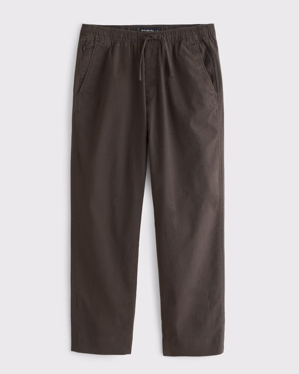 Men's Loose Linen-Blend Pull-On Pant | Men's Bottoms | Abercrombie.com | Abercrombie & Fitch (US)