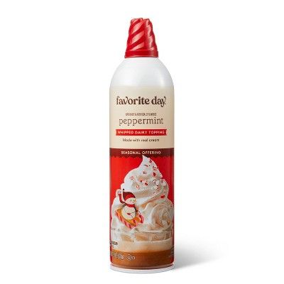 Peppermint Whipped Dairy Topping - 13oz - Favorite Day™ | Target
