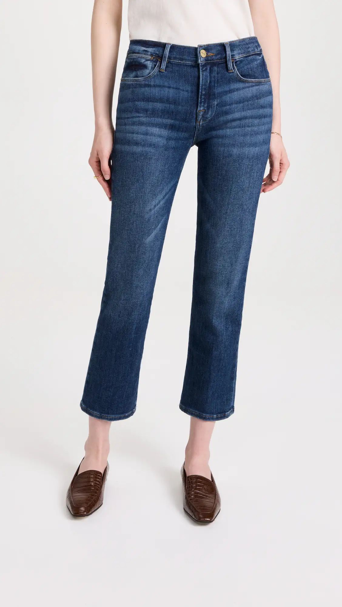 FRAME Le High Straight Jeans | Shopbop | Shopbop