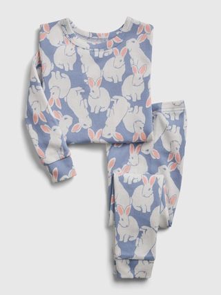 babyGap 100% Organic Cotton Bunny PJ Set | Gap (CA)