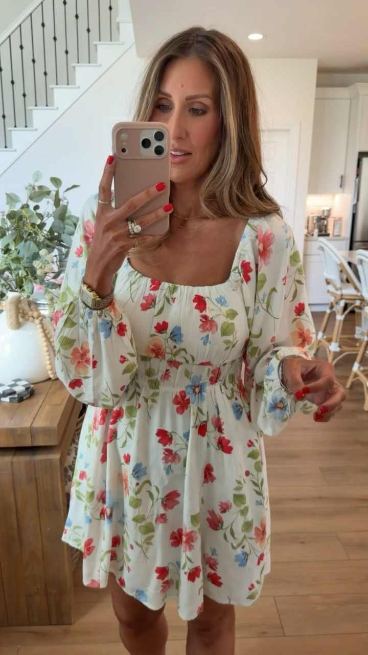 This dress is so good… lightweight, flattering, and one of those easy throw on pieces that instantly looks put together. Perfect for spring and summer days when you want something cute without trying too hard.

Size M, runs tts

floral mini dress, spring dress outfit, summer dress, feminine style, casual cute outfit, everyday dress, flattering dress, mom style outfits, brunch outfit idea, easy outfit ideas, themominstylee

#LTKTravel #LTKSeasonal #LTKootd