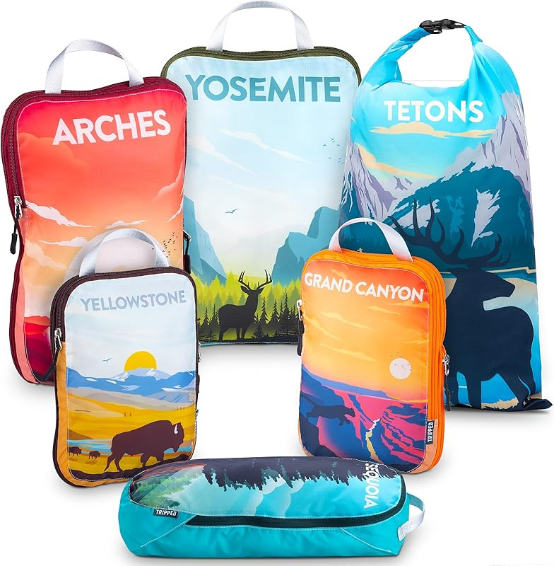 Compression Packing Cubes for Travel- Packing Cubes and Travel Organizers | Amazon (US)