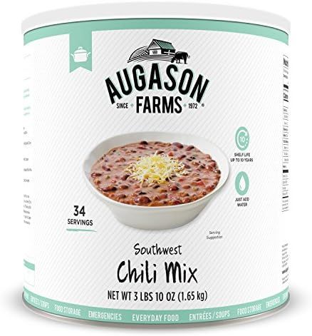 Augason Farms Southwest Chili Mix Net wt. 3 lbs 10 oz (1.65 kg) | Amazon (US)