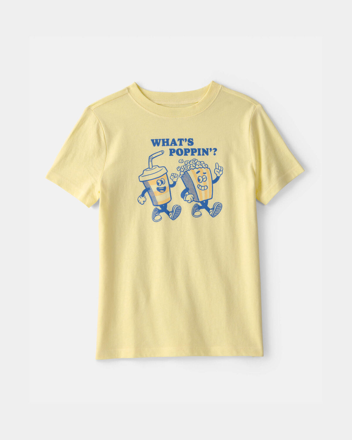 Kid Popcorn Graphic Tee - Yellow | Carter's Inc